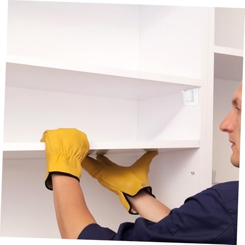 PENIKOKO 12 Stück Teiliges Regalträger Robustem Material Bohrfreie Montage Einsetzbar für Schränke Bücherregale Kleiderschränke und Sideboards Praktische und Professionelle Unterstützung von PENIKOKO