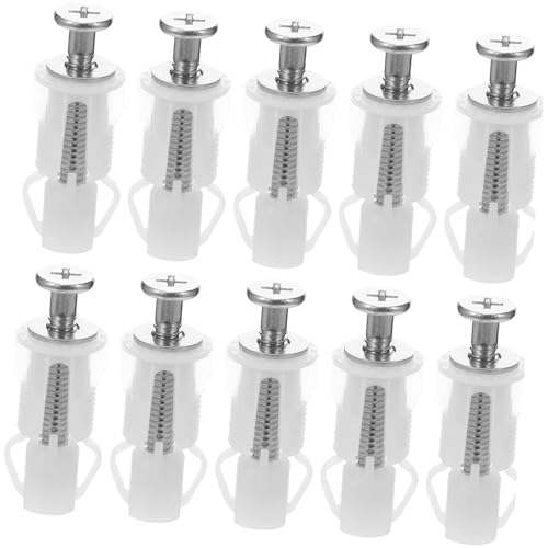 PENIKOKO 12 Stück Teiliges Robustes Toilettensitz Schrauben mit Nylon Metall Expansionsschrauben und Dichtungen Kompatibel Wasserresistent Einfach zu Montieren für Langlebige Toilettensitz PENIKOKO 12 Stück Teiliges Robustes Toilettensitz Schrauben mit Nylon Metall Expansionsschrauben und Dichtungen Kompatibel Wasserresistent Einfach zu Montieren für Langlebige Toilettensitz von PENIKOKO