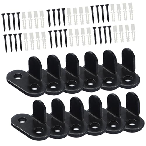 PENIKOKO 12 Stück Teiliges Scheunentor Bodenführung Schiebetür Stopper aus Stahl mit Schrauben Langlebig Sicher für Laufschienen Schiebetüren Verhindert Türschwingen Einfache Montage PENIKOKO 12 Stück Teiliges Scheunentor Bodenführung Schiebetür Stopper aus Stahl mit Schrauben Langlebig Sicher für Laufschienen Schiebetüren Verhindert Türschwingen Einfache Montage von PENIKOKO