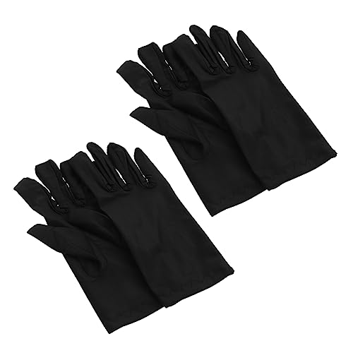 PENIKOKO 2 Paar Schwarz Multifunktionale Handschuhe für Schmuckinspektion für Gartenarbeit und Manuelle Tätigkeiten Hautfreundlich und Bequem von PENIKOKO