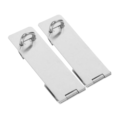 PENIKOKO 2 Sätze Edelstahl Türschnäpper Robuster Türriegel mit Einfachem Montage System Vielseitig für Gartentore Schränke Schuppen Platzsparend und Langlebig Heavy Duty Sicherheitsriegel von PENIKOKO