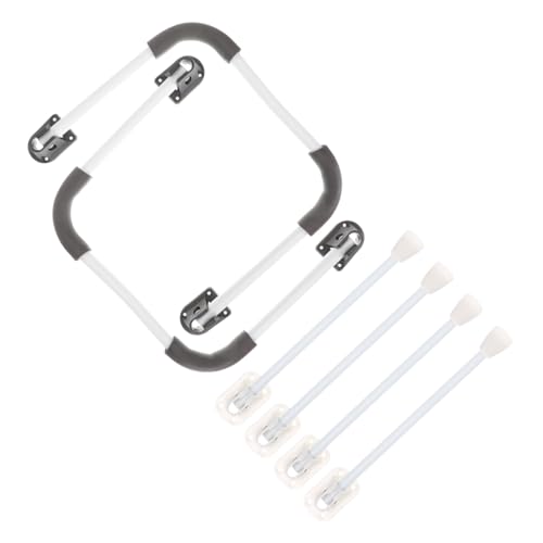 PENIKOKO 2 Sätze Klappbare Tischbeine Verschleißfeste Stützfüße für Möbel Leicht Montierbare DIY Ersatzbeine Robuste Metallfüße für Schreibtisch Couchtisch Notebook und Kleinmöbel von PENIKOKO