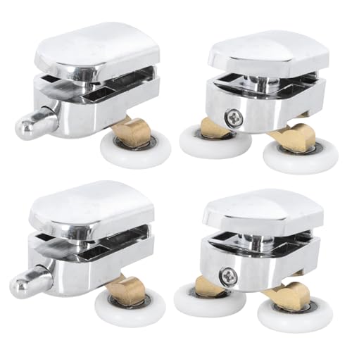 PENIKOKO 2 Sätze Türrollen aus Edelstahl und Kupfer für Glastüren Duschkabine Verschleißfest Geräuscharm Hohe Tragfähigkeit Zubehör für Schiebetür Badezimmer Robust und Langlebig PENIKOKO 2 Sätze Türrollen aus Edelstahl und Kupfer für Glastüren Duschkabine Verschleißfest Geräuscharm Hohe Tragfähigkeit Zubehör für Schiebetür Badezimmer Robust und Langlebig von PENIKOKO