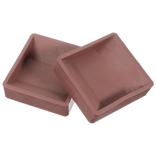 PENIKOKO 2 Stck Möbelrad Stopper aus Gummi Große Caster Cups für Stuhl Betträder Rutschfest Kratzfest Hohe Tragfähigkeit Geeignet für Möbel mit Wie Sofa Schreibtisch von PENIKOKO