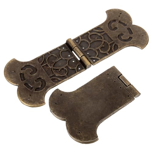 PENIKOKO 2 Stck Vintage Metall Scharniere Kleine Robuste Klappenscharnier für Holzboxen Schmuck Geschenkboxen Rostbeständig Einfache Montage Dekorative Scharniere für Bastelarbeiten PENIKOKO 2 Stck Vintage Metall Scharniere Kleine Robuste Klappenscharnier für Holzboxen Schmuck Geschenkboxen Rostbeständig Einfache Montage Dekorative Scharniere für Bastelarbeiten von PENIKOKO