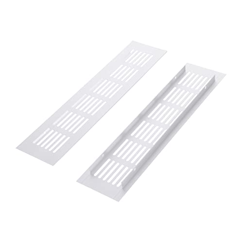 PENIKOKO 2 Stück Aluminium Lüftungsgitter Rechteckig Langlebige Luftdurchlässigkeit Geruchsneutral für Schrank Schuhschrank und Kleiderschrank Praktische Belüftung und Hitzeableitung PENIKOKO 2 Stück Aluminium Lüftungsgitter Rechteckig Langlebige Luftdurchlässigkeit Geruchsneutral für Schrank Schuhschrank und Kleiderschrank Praktische Belüftung und Hitzeableitung von PENIKOKO