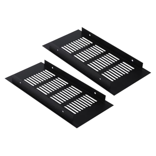 PENIKOKO 2 Stück Aluminiumlegierung Lüftungsabdeckung Rechteckiges Ventilationsgitter Korrosionsbeständig Atmungsaktives Abdeckgitter für Schrank Kleiderschrank Küchenschrank PENIKOKO 2 Stück Aluminiumlegierung Lüftungsabdeckung Rechteckiges Ventilationsgitter Korrosionsbeständig Atmungsaktives Abdeckgitter für Schrank Kleiderschrank Küchenschrank von PENIKOKO