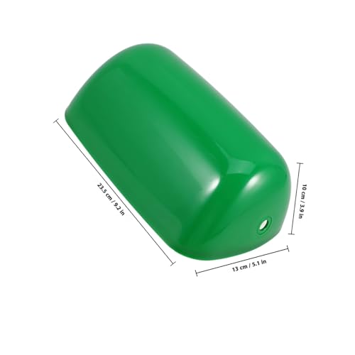 PENIKOKO 2 Stück Banker Lampenschirm Ersatz Grün Weiß Vintage Lampenschirm für Tisch Stehlampen Bibliothekslampe Einfach zu Montieren Stilvoll für Büro Wohnzimmer von PENIKOKO