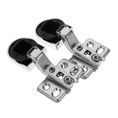 PENIKOKO 2 Stück Dämpfungstürscharnier Glas Türpuffer Scharnier für Schrankscharnier Geräuschlos Sanft Schließend Langlebig Einfache Montage Geeignet für Rahmenlose Schränke Bohrung PENIKOKO 2 Stück Dämpfungstürscharnier Glas Türpuffer Scharnier für Schrankscharnier Geräuschlos Sanft Schließend Langlebig Einfache Montage Geeignet für Rahmenlose Schränke Bohrung von PENIKOKO