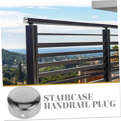PENIKOKO 2 Stück Edelstahl Handlauf Endkappen Langlebige Treppen Geländer Kappen Rostfrei Einfache Montage Geeignet für Innen und Außen Treppenhandläufe Vielseitige Handlauf PENIKOKO 2 Stück Edelstahl Handlauf Endkappen Langlebige Treppen Geländer Kappen Rostfrei Einfache Montage Geeignet für Innen und Außen Treppenhandläufe Vielseitige Handlauf von PENIKOKO