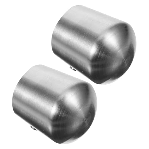 PENIKOKO 2 Stück Edelstahl Handlauf Endkappen Φmm Rostfreie Treppen Geländer Stopfen Langlebige Handrail Caps für Innen Außen Einfache Montage Modernes Design Passend PENIKOKO 2 Stück Edelstahl Handlauf Endkappen Φmm Rostfreie Treppen Geländer Stopfen Langlebige Handrail Caps für Innen Außen Einfache Montage Modernes Design Passend von PENIKOKO