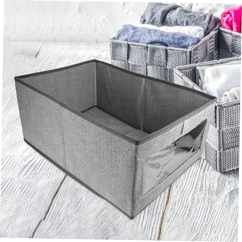 PENIKOKO 2 Stück Faltbare Aufbewahrungsbox für Kleidung mit Großem Fassungsvermögen und Sichtfenster Leichter Stoff Organizer mit Tragegriffen für Kleiderschrank und Haushalt PENIKOKO 2 Stück Faltbare Aufbewahrungsbox für Kleidung mit Großem Fassungsvermögen und Sichtfenster Leichter Stoff Organizer mit Tragegriffen für Kleiderschrank und Haushalt von PENIKOKO
