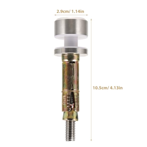 PENIKOKO 2 Stück Glashalterung Edelstahl Treppengeländer Befestigung Glasdicke Standoff Schrauben für Balkon Handlauf Glasgeländer Seitliche Montage PENIKOKO 2 Stück Glashalterung Edelstahl Treppengeländer Befestigung Glasdicke Standoff Schrauben für Balkon Handlauf Glasgeländer Seitliche Montage von PENIKOKO