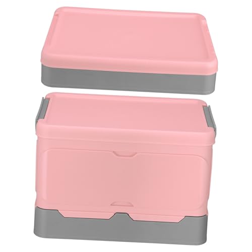PENIKOKO 2 Stück Klappbare Dicke Aufbewahrungsboxen Faltbare Organizer Körbe für Kleidung Bücher Stabile und Platzsparende Lagerbehälter für Zuhause Auto Reise Rosa Mittlere PENIKOKO 2 Stück Klappbare Dicke Aufbewahrungsboxen Faltbare Organizer Körbe für Kleidung Bücher Stabile und Platzsparende Lagerbehälter für Zuhause Auto Reise Rosa Mittlere von PENIKOKO