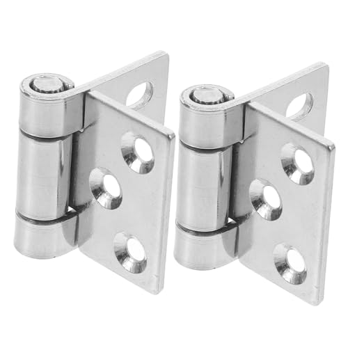 PENIKOKO 2 Stück Kleine Türscharniere Verstellbar aus Metall Robuste Scharniere für Holzboxen Scheunentüren und Eckschränke Langlebig Geräuscharm Vielseitig Einsetzbar von PENIKOKO
