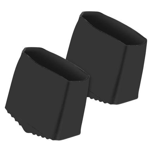 PENIKOKO 2 Stück Leiterfußschoner aus Rutschfestem Gummi Klappbare Leitern Füße Schutzkappen Verschleißfeste Leiterfußabdeckungen Praktische Ersatzfüße für Stabile Leiterstandfestigkeit von PENIKOKO