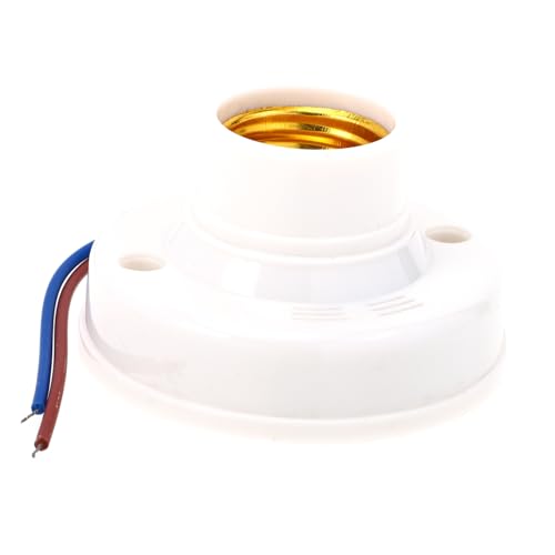 PENIKOKO 2 Stück Lichtfassung Lichtsensor Automatische Ein Ausschaltung Verzögerte Lichtsteuerung für Flur Treppenhaus Schule und Hotel Einfache Bedienung Energiesparend von PENIKOKO