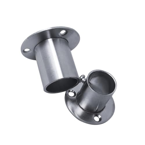 PENIKOKO 2 Stück Runde Kleiderstangenhalter aus Gussmetall Möbelbeschläge Garderobenrohr Halterung Inklusive Montage für Schränke und Garderobenstangen PENIKOKO 2 Stück Runde Kleiderstangenhalter aus Gussmetall Möbelbeschläge Garderobenrohr Halterung Inklusive Montage für Schränke und Garderobenstangen von PENIKOKO