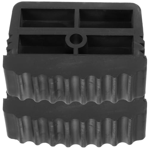 PENIKOKO 2 Stück Rutschfeste Leiterfußschoner aus Verschleißfestem Material Einfach zu Montierende Schutzkappen für Stabile Leiterständer Geeignet für Aluleitern und Trittleitern von PENIKOKO