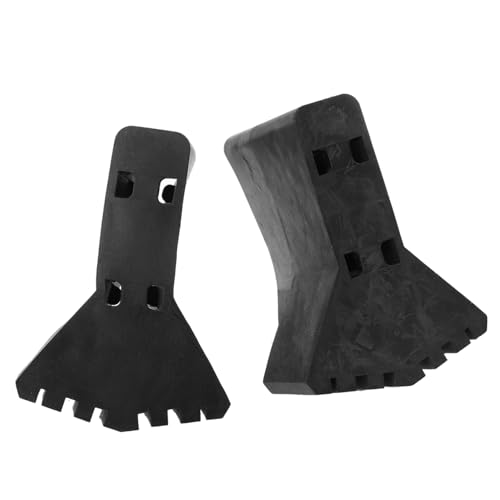 PENIKOKO 2 Stück Rutschfeste Leiterfußschutzkappen aus Umweltfreundlichem Langlebig Schützend und Korrosionsbeständig Geeignet für Klappleitern und Faltbare Leitern Einfache Montage Boden von PENIKOKO