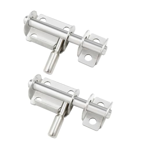 PENIKOKO 2 Stück Teiliges Edelstahl Türschloss Robuster Schiebebolzen Riegel Rostfreier Türriegel mit Diebstahl Funktion Einfach Montierbar Geeignet für Türen Fenster Zimmer Bad Garten PENIKOKO 2 Stück Teiliges Edelstahl Türschloss Robuster Schiebebolzen Riegel Rostfreier Türriegel mit Diebstahl Funktion Einfach Montierbar Geeignet für Türen Fenster Zimmer Bad Garten von PENIKOKO
