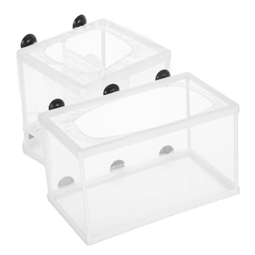 PENIKOKO 2 Stück Teiliges Fischtank Isolationsnetz mit Kunststoffrahmen Einfache Montage und Reinigung Vielseitig als Zucht Isolations und Aufzuchtbox für Aquarien Geeignet Schützt PENIKOKO 2 Stück Teiliges Fischtank Isolationsnetz mit Kunststoffrahmen Einfache Montage und Reinigung Vielseitig als Zucht Isolations und Aufzuchtbox für Aquarien Geeignet Schützt von PENIKOKO
