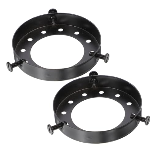 PENIKOKO 2 Stück Teiliges Lampenschirm Ring Adapter aus Hochwertigem Metall Vintage Oberfläche Dekorativer Lampenschirm Halter Einfach zu Montieren Passend für Deckenlampen und PENIKOKO 2 Stück Teiliges Lampenschirm Ring Adapter aus Hochwertigem Metall Vintage Oberfläche Dekorativer Lampenschirm Halter Einfach zu Montieren Passend für Deckenlampen und von PENIKOKO