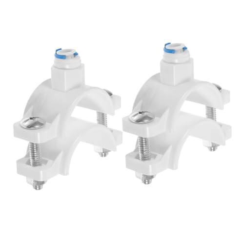PENIKOKO 2 Stück Teiliges Ro wasserfilter Sattelventil Kunststoffklemme Schnellanschluss Abflussklemme für Umkehrosmose systeme Langlebig Benutzerfreundlich Einfache Installation und von PENIKOKO