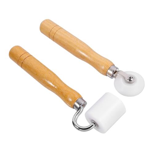 PENIKOKO 2 Stück Teiliges Tapeten nahtroller Druckwalze Langlebiges Kunststoffgriff quilting tool für Glatte Vinyl Autoverklebungen Ergonomisch Vielseitig für Heim von PENIKOKO