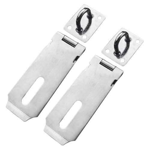 PENIKOKO 2 Stück Teiliges Türschloss Edelstahl Verstärkte Sicherheitstürriegel mit Einfachem Montagesystem Rostfrei und Langlebig Geeignet für Garagentore Schränke Schlafzimmer Badezimmer PENIKOKO 2 Stück Teiliges Türschloss Edelstahl Verstärkte Sicherheitstürriegel mit Einfachem Montagesystem Rostfrei und Langlebig Geeignet für Garagentore Schränke Schlafzimmer Badezimmer von PENIKOKO
