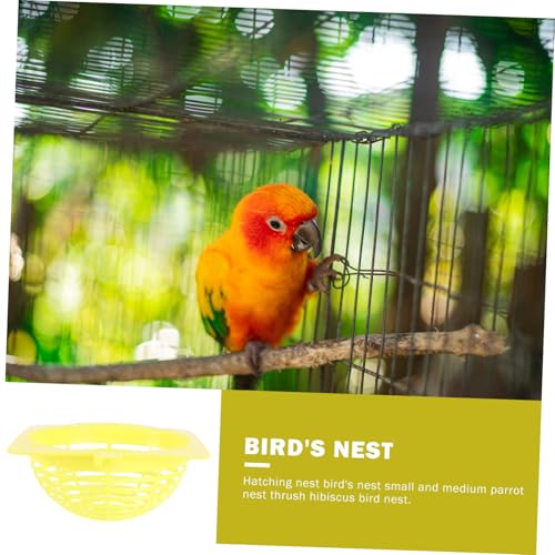 PENIKOKO 2 Stück Teiliges Vogelnest aus Hochwertigem Kunststoff Langlebige Nistmulden für Papageien und Kleine Vögel Praktische Nisthilfen für Zucht und Entspannung im Zufällige Farbe PENIKOKO 2 Stück Teiliges Vogelnest aus Hochwertigem Kunststoff Langlebige Nistmulden für Papageien und Kleine Vögel Praktische Nisthilfen für Zucht und Entspannung im Zufällige Farbe von PENIKOKO