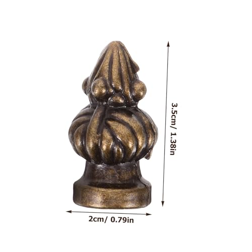 PENIKOKO 2 Stück Vintage Lampenknäufe Dekorative Lampenschirm Finials für Tisch Stehlampen Leichte Polierte Lampenabdeckungen im Klassischen Design Einfache Installation Vielseitig von PENIKOKO