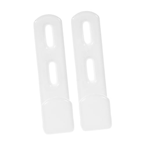 PENIKOKO 2 Stück Weißer Leiterhaken für Hochbett Robuste Eisen bettleiterhalterung Platzsparender Wandhaken für Etagenbett und Hochbett Kompatibel mit Verschiedenen Leiterdesigns Langlebig von PENIKOKO