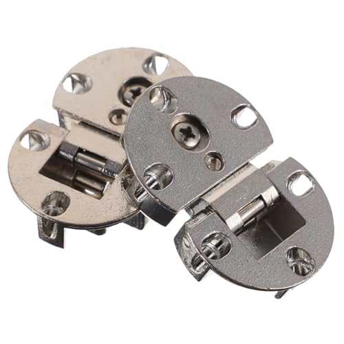 PENIKOKO 2 Stück Zinklegierung Scharniere Klappscharnier Runde Rahmen Soft close Dämpfer Möbelbeschlag für Schranktüren und Tischplatten Platzsparend Langlebig PENIKOKO 2 Stück Zinklegierung Scharniere Klappscharnier Runde Rahmen Soft close Dämpfer Möbelbeschlag für Schranktüren und Tischplatten Platzsparend Langlebig von PENIKOKO