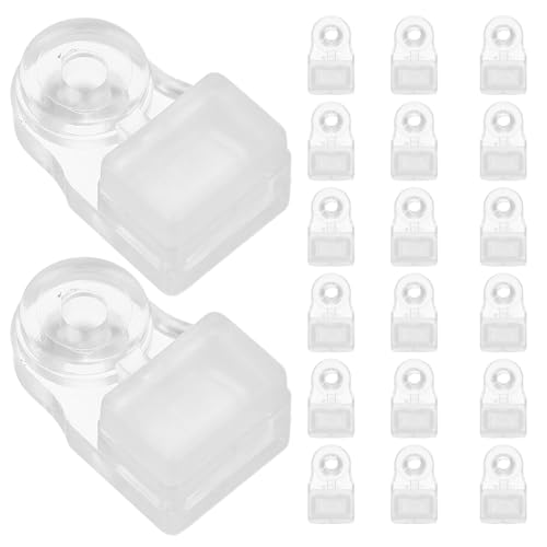 PENIKOKO 20 Satz Spiegelhalter Clips Transparent Kunststoff Rahmlose Spiegel Befestigung mit Schrauben Wand Schrankmontage Glas Bilderrahmen Halterungen Stabile Spiegelbefestigung PENIKOKO 20 Satz Spiegelhalter Clips Transparent Kunststoff Rahmlose Spiegel Befestigung mit Schrauben Wand Schrankmontage Glas Bilderrahmen Halterungen Stabile Spiegelbefestigung von PENIKOKO