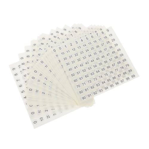 PENIKOKO 20 Stück Selbstklebende Runde Zahlenaufkleber Kleine Nummerierte Identifikationsetiketten für Aufbewahrungsboxen Ablösbar Rückstandsfrei zur Sortierung von Diamantmalerei Zubehör PENIKOKO 20 Stück Selbstklebende Runde Zahlenaufkleber Kleine Nummerierte Identifikationsetiketten für Aufbewahrungsboxen Ablösbar Rückstandsfrei zur Sortierung von Diamantmalerei Zubehör von PENIKOKO