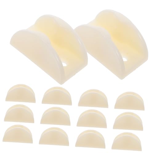 PENIKOKO 20 Stück Teiliges Duschtür Stopper aus Langlebigem Kunststoff Schwing Glas Schiebetür Führungsprofil Einfache Montage Stabilisiert Glasduschtüren Geeignet für Badewand und von PENIKOKO