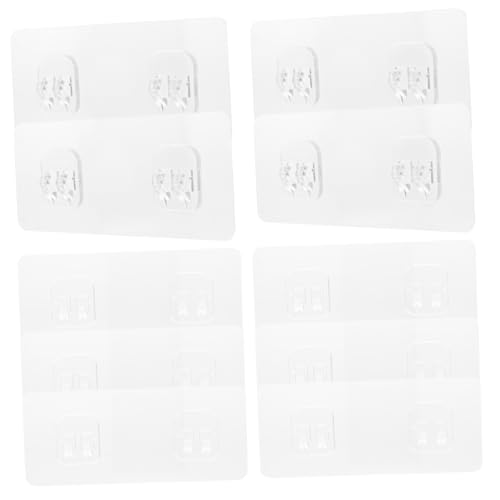 PENIKOKO 20 Stück Teiliges Selbstklebendes Transparentes Wandhaken Stark Haftend Multifunktional für Bad organizer Anpassbar Rückstandsfrei Entfernbar für Duschregal und PENIKOKO 20 Stück Teiliges Selbstklebendes Transparentes Wandhaken Stark Haftend Multifunktional für Bad organizer Anpassbar Rückstandsfrei Entfernbar für Duschregal und von PENIKOKO