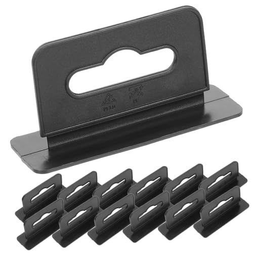 PENIKOKO 200 Stück Selbstklebende Wandhaken mit Flugloch Vielseitige Display haken für Büro Zuhause und Einzelhandel Transparente Klebehaken für Leichte Gegenstände Einfache Wandmontage von PENIKOKO