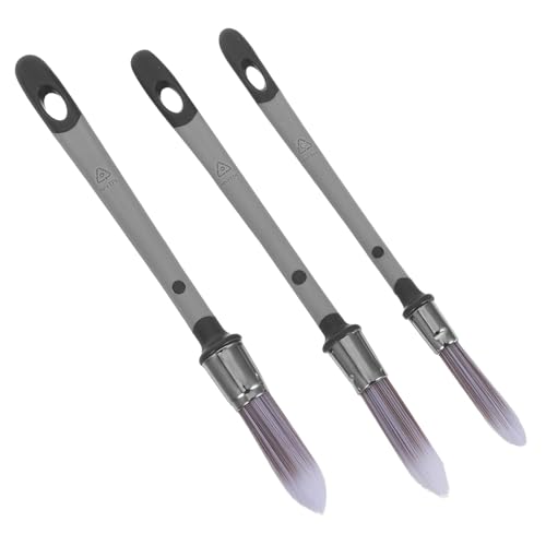 PENIKOKO 3 Stück Teiliges Pinselset für Präzise Kanten Eckanstriche Weiche Abgerundete Borsten Vielseitig Einsetzbar für Möbelrestaurierung Wanddekoration und Modellmalerei Kratzfrei und PENIKOKO 3 Stück Teiliges Pinselset für Präzise Kanten Eckanstriche Weiche Abgerundete Borsten Vielseitig Einsetzbar für Möbelrestaurierung Wanddekoration und Modellmalerei Kratzfrei und von PENIKOKO