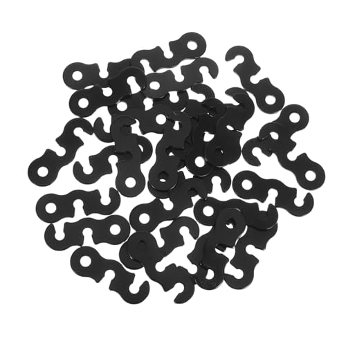 PENIKOKO 30 Stück Teiliges Aluminiumlegierung S-Haken Zeltseilspanner mit Öffnungen Leichter Robuster Schnurversteller für Camping Wandern Outdoor-aktivitäten Schwarz Bequemes Anpassen und PENIKOKO 30 Stück Teiliges Aluminiumlegierung S-Haken Zeltseilspanner mit Öffnungen Leichter Robuster Schnurversteller für Camping Wandern Outdoor-aktivitäten Schwarz Bequemes Anpassen und von PENIKOKO
