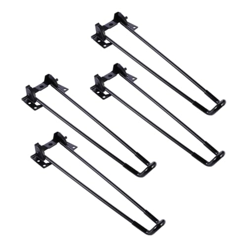 PENIKOKO 4 Stück Klappbare Metall Tischbeine Hairpin Design Stabile Möbelfüße aus Pulverbeschichtet Tragkraft pro Bein für DIY Schreibtisch und Couchtisch Industrieller Stil PENIKOKO 4 Stück Klappbare Metall Tischbeine Hairpin Design Stabile Möbelfüße aus Pulverbeschichtet Tragkraft pro Bein für DIY Schreibtisch und Couchtisch Industrieller Stil von PENIKOKO