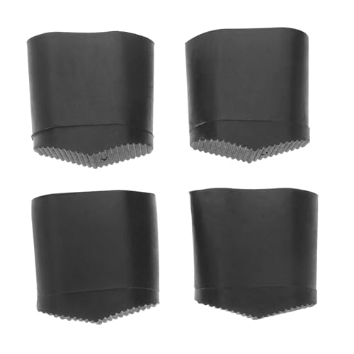 PENIKOKO 4 Stück Leiterfüße Schutzkappen aus Strapazierfähigem Silikon Rutschfest und Verschleißfest Verdicktes Design für Stabilen Stand und Bodenschutz Geeignet für Stehleitern von PENIKOKO