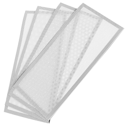 PENIKOKO 4 Stück Magnetische Bodenventilationsabdeckungen Lüftungsgitter Schutzfilter für Luftschlitze Strapazierfähiges Material Passgenau Langlebig für Zuhause Büro Einkaufszentrum von PENIKOKO