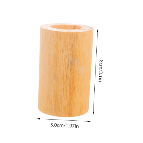 PENIKOKO 4 Stück Möbelerhöhungen aus Massivem Holz Hohe Stabile Möbelbeine Erweiterungen für Schreibtisch Stuhl Sofa Sichere Schwere Unterstützung von PENIKOKO