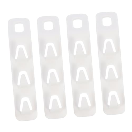 PENIKOKO 4 Stück Multifunktionaler Kleiderbügel connector Haken Stabiler Aufhängehaken für Kleiderschrank Platzsparender Kaskadierungsklammer für Mehrlagige Kleidung Einfacher Organizer von PENIKOKO