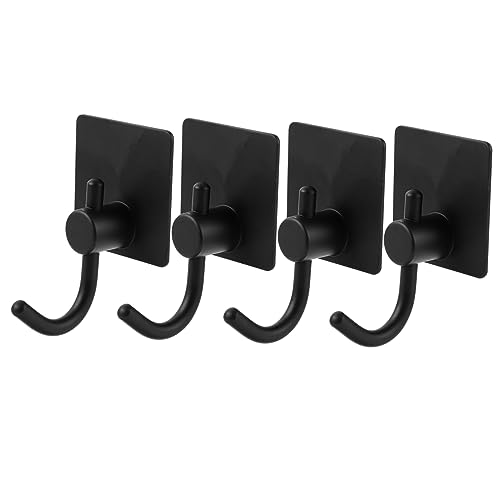 PENIKOKO 4 Stück Selbstklebende Wandhaken für Handtücher und Schlüssel Robuste Metallhaken für Badezimmer Küche Flur Platzsparende Aufhängemöglichkeiten für Vielseitige Nutzung PENIKOKO 4 Stück Selbstklebende Wandhaken für Handtücher und Schlüssel Robuste Metallhaken für Badezimmer Küche Flur Platzsparende Aufhängemöglichkeiten für Vielseitige Nutzung von PENIKOKO