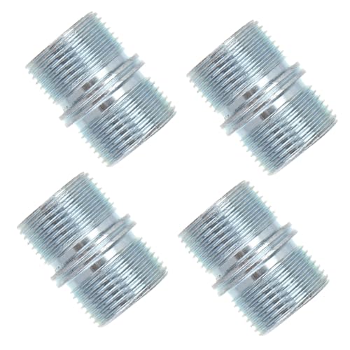 PENIKOKO 4 Stück Teiliges Doppelkopf Regalstützenschrauben Set aus Kohlenstoffstahl Stabile Kabinettablagenhalterung Geeignet für Rohre Einfache Montage Langlebig und Rostbeständig von PENIKOKO