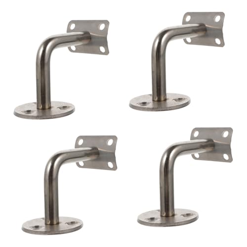 PENIKOKO 4 Stück Teiliges Edelstahl Handlaufhalter Treppen Wandhalterung Robust für Innen Außen Bad Flur Hohe Tragkraft Korrosionsbeständig Einfache Montage Vielseitig Einsetzbar für PENIKOKO 4 Stück Teiliges Edelstahl Handlaufhalter Treppen Wandhalterung Robust für Innen Außen Bad Flur Hohe Tragkraft Korrosionsbeständig Einfache Montage Vielseitig Einsetzbar für von PENIKOKO