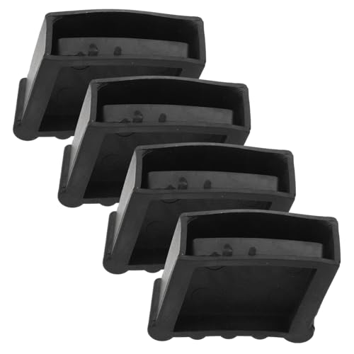 PENIKOKO 4 Stück Teiliges Gummi Leiterfüße Schutzkappen Rutschfest Verdickte Leiterbeinschoner für Haushaltsleitern Stabile Anti rutsch treppenstufen Ersatzfüße für Sichere Nutzung von PENIKOKO